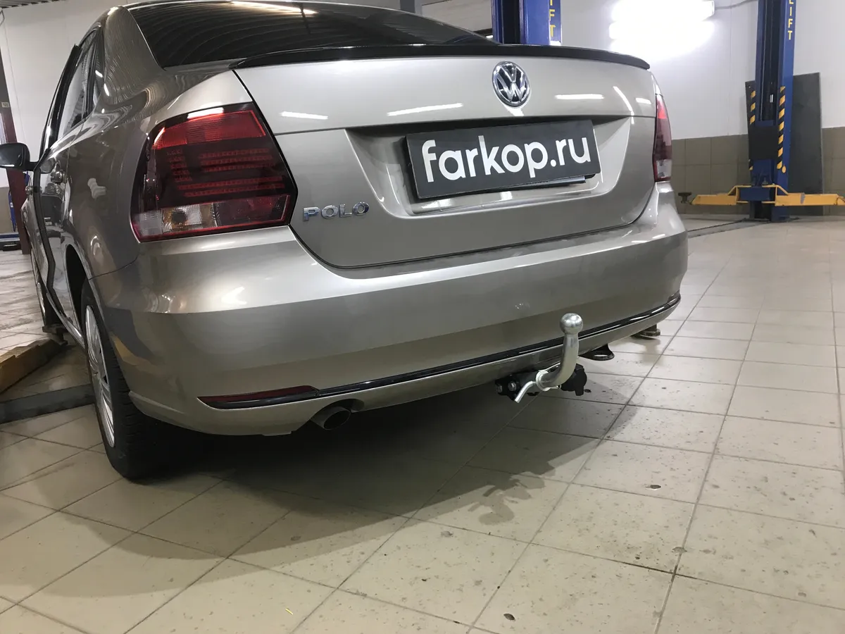 Фаркоп Лидер Плюс для Volkswagen Polo (седан) 2010-2020 V125-BA в Владивосток