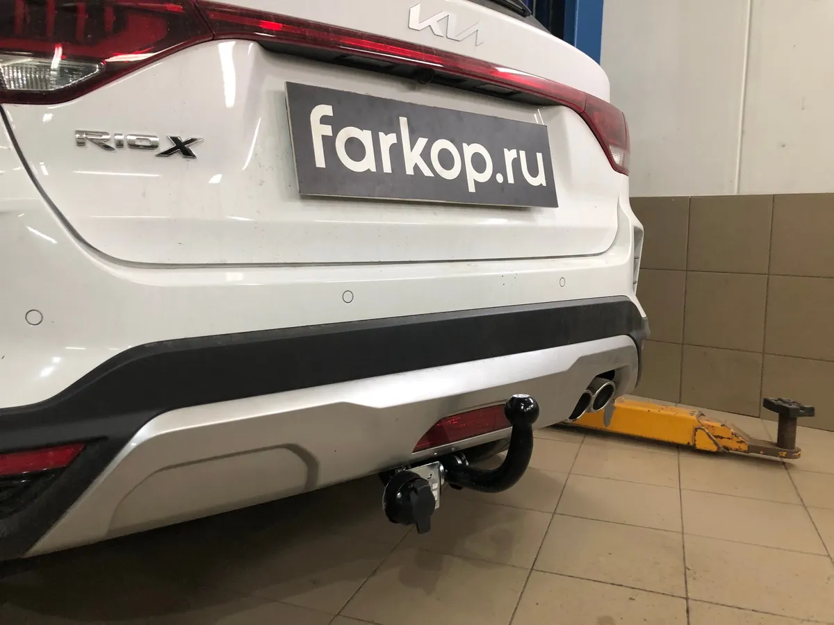 Фаркоп Лидер Плюс для Kia Rio X 2021- K123-A в Владивосток Фаркоп Лидер Плюс для Kia Rio X 2021- K123-A в Владивосток