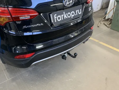 Фаркоп Лидер Плюс для Hyundai Santa Fe 2012-2018, (вкл.Grand) H224-A в Владивосток