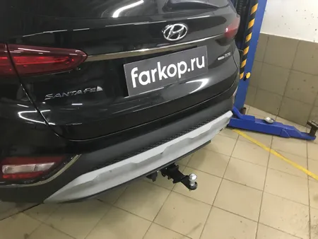 Фаркоп Лидер Плюс для Hyundai Santa Fe 2018-2022 Арт. H230-E H230-E в Владивосток