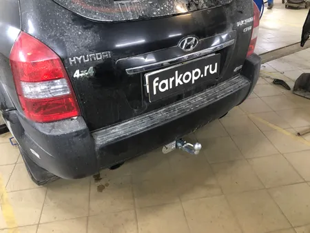 Фаркоп Лидер Плюс для Hyundai Tucson 2004-2010 H204-BA в Владивосток