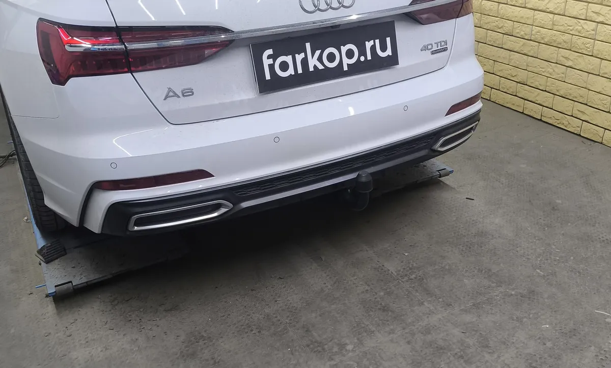 Фаркоп Galia для Audi A6 (седан, универсал) 2018- A051V в Владивосток Фаркоп Galia для Audi A6 (седан, универсал) 2018- A051V в Владивосток