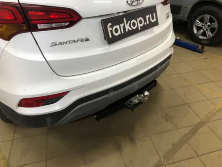 Фаркоп Лидер Плюс для Hyundai Santa Fe 2012-2018 H224-F в Владивосток