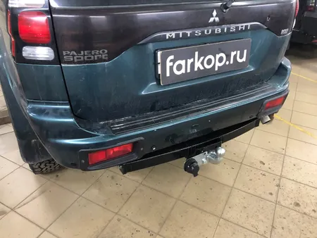 Фаркоп Лидер Плюс для Mitsubishi Pajero Sport 1998-2008 M107-F в Владивосток