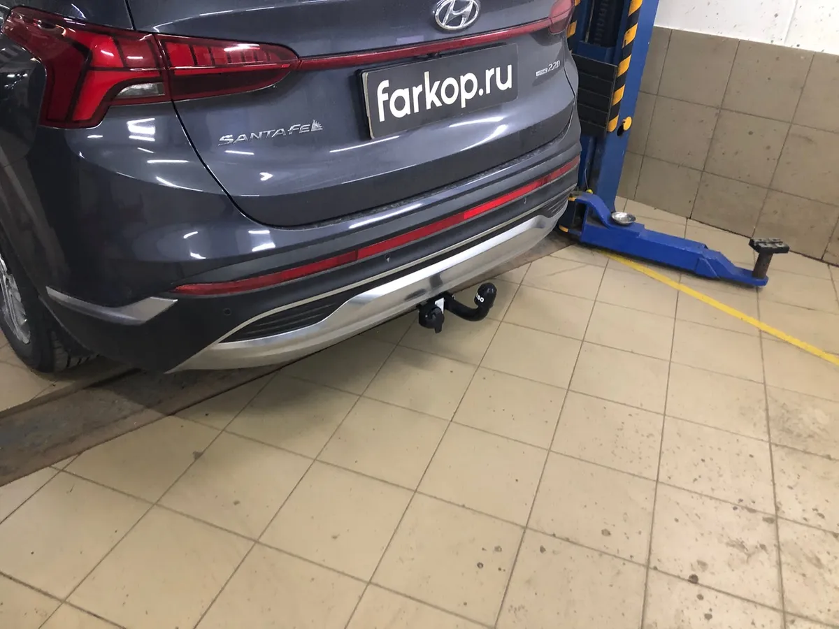 Фаркоп Oris для Hyundai Santa Fe 2020-2024 6768-A в Владивосток Фаркоп Oris для Hyundai Santa Fe 2020-2024 6768-A в Владивосток